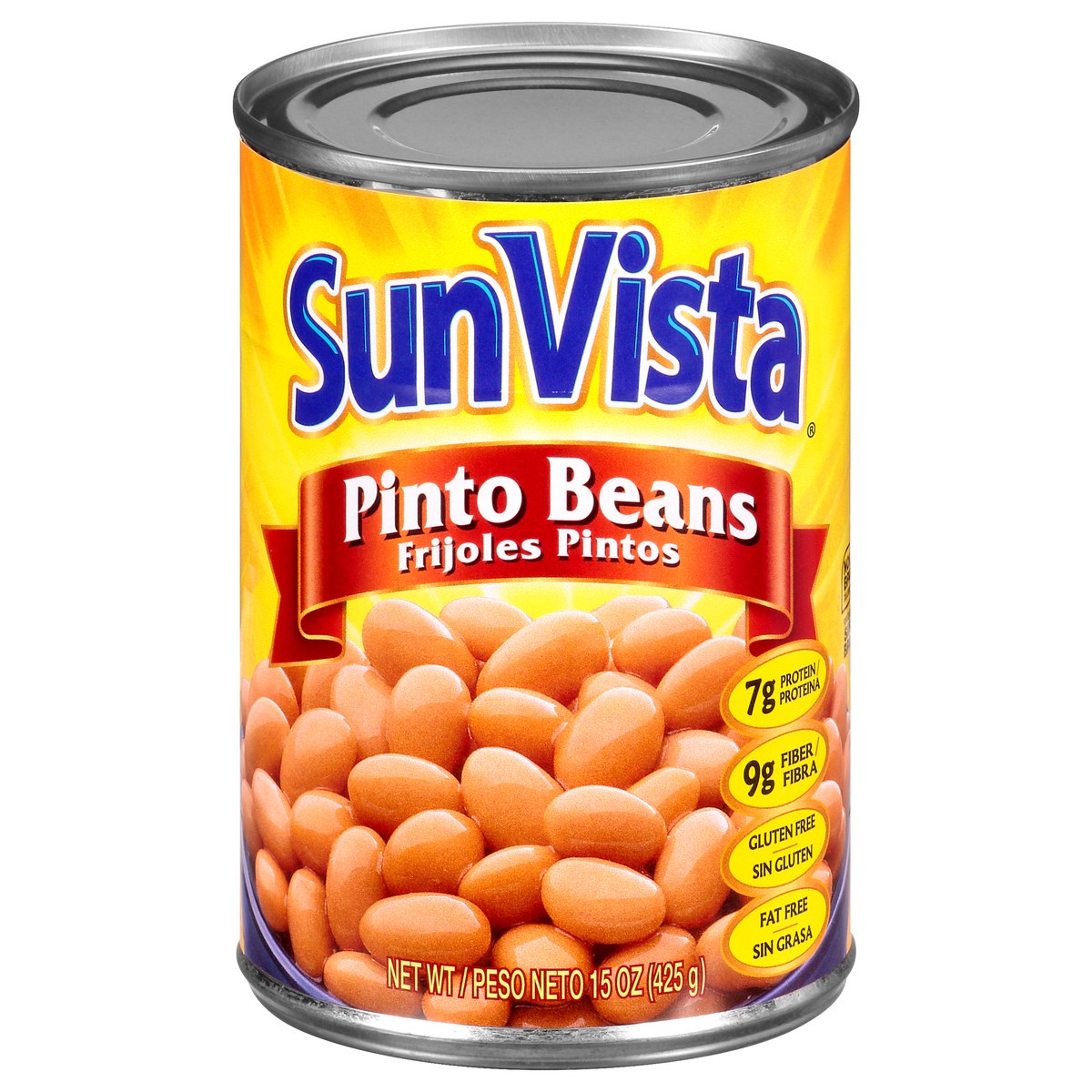 slide 1 of 1, Sun Vista Beans Pinto, 15 oz