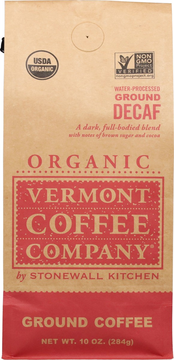 slide 12 of 12, Vermont Coffee Company Organic Decaf Ground Coffee 10 oz, 10 oz