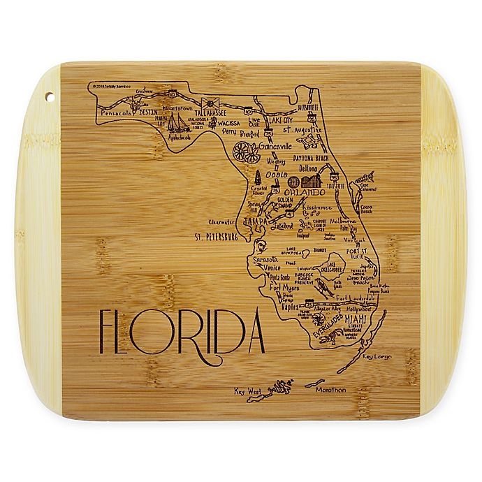 slide 1 of 1, Totally Bamboo Florida Slice of Life Cutting Board, 1 ct