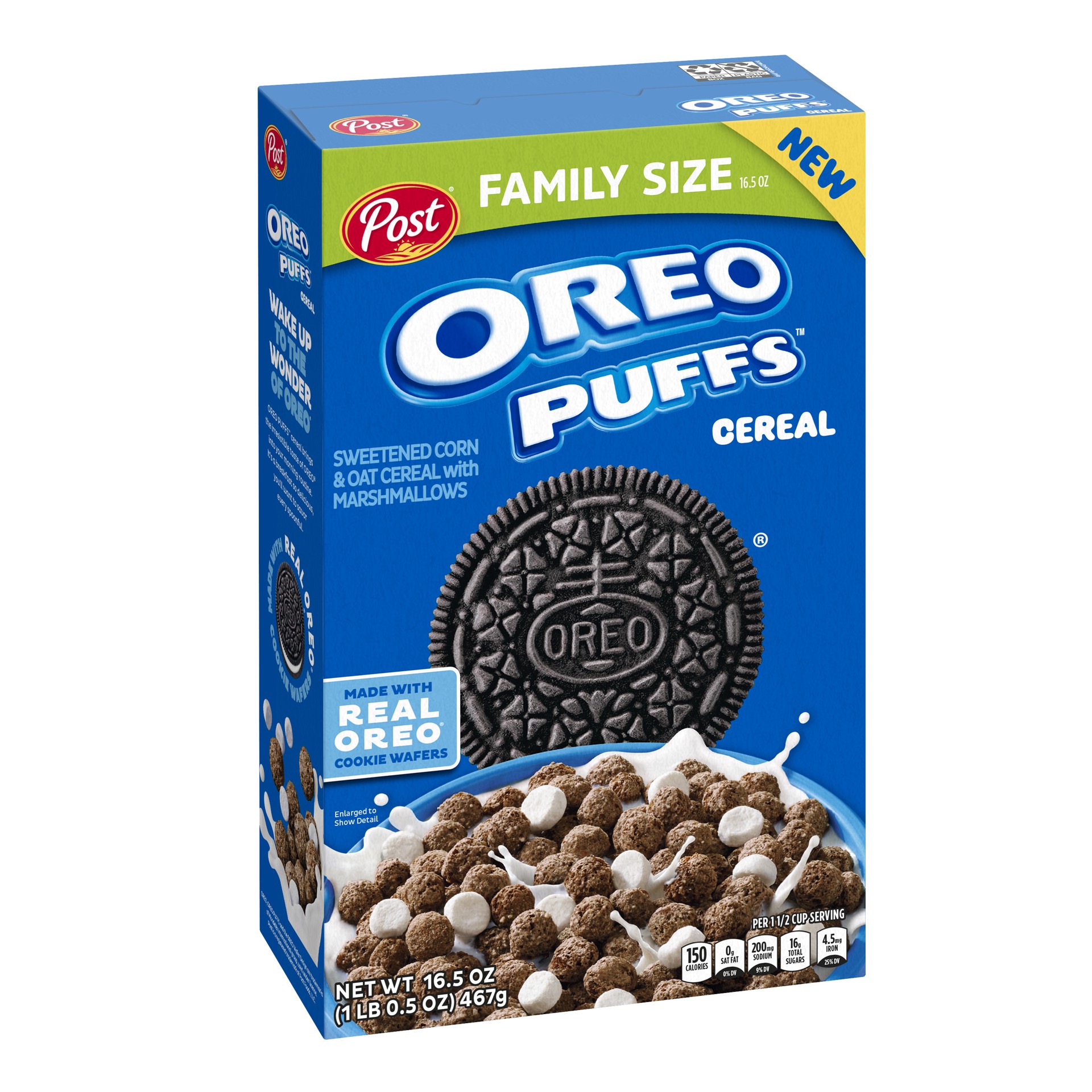 slide 4 of 5, 1/16.5 Post Oreo Puffs, 16.5 oz