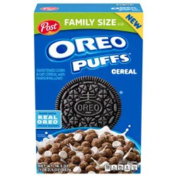 Post OREO PUFFS™ Cereal, Chocolate Breakfast Cereal, 16.5 oz box