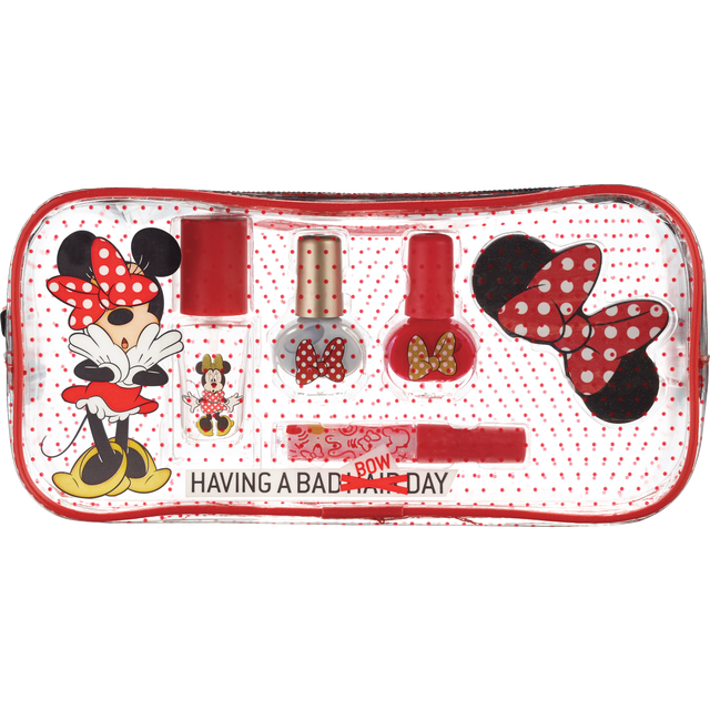 slide 1 of 1, Minnie Mouse Set (Frag/2Nailpolish/Lipgls/Hairaccess), 1gfst