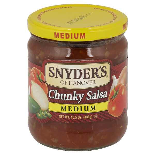 slide 1 of 1, Snyder's of Hanover Snyder Chunky Salsa Medium, 15.5 oz