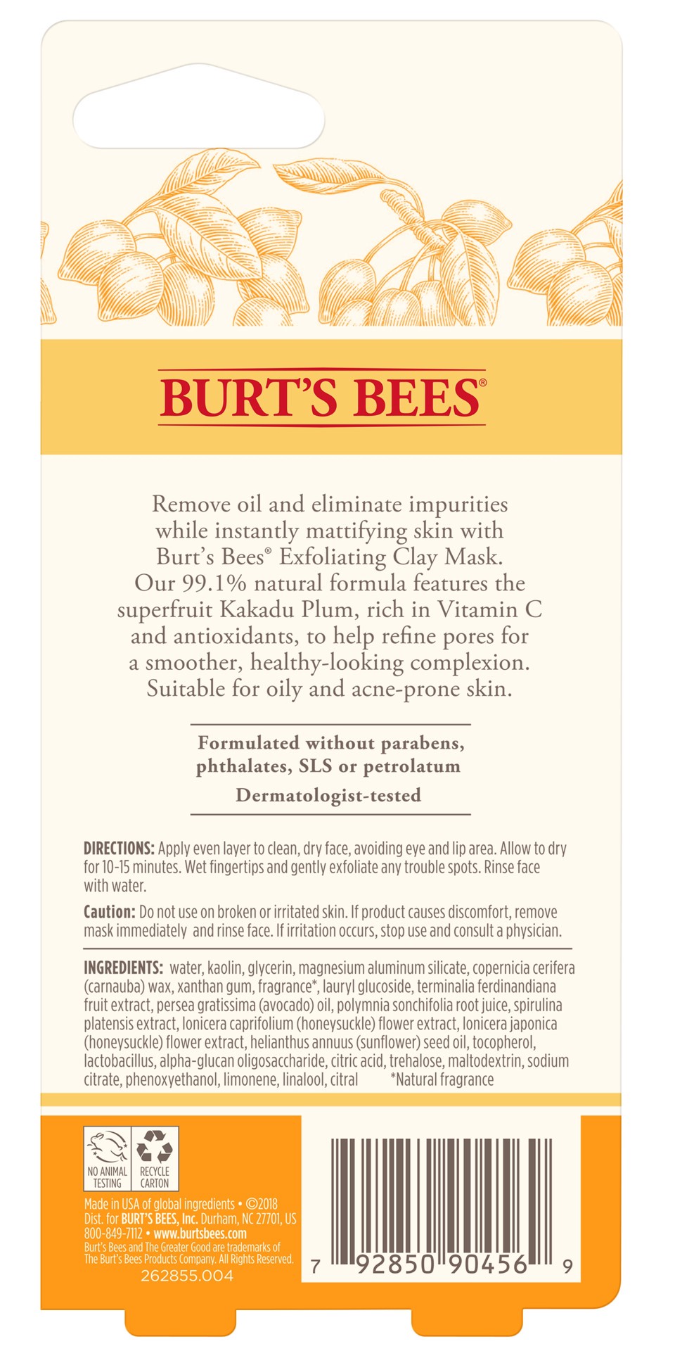 slide 4 of 5, Burt's Bees Burts Bees Exfoliating Clay Mask, 0.57 oz