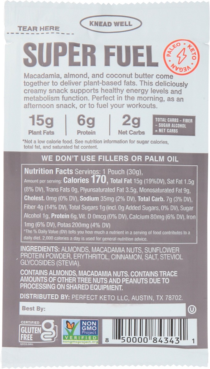 slide 4 of 14, SuperFat Macadamia Almond Keto Nut Butter 1.06 oz, 1.06 oz