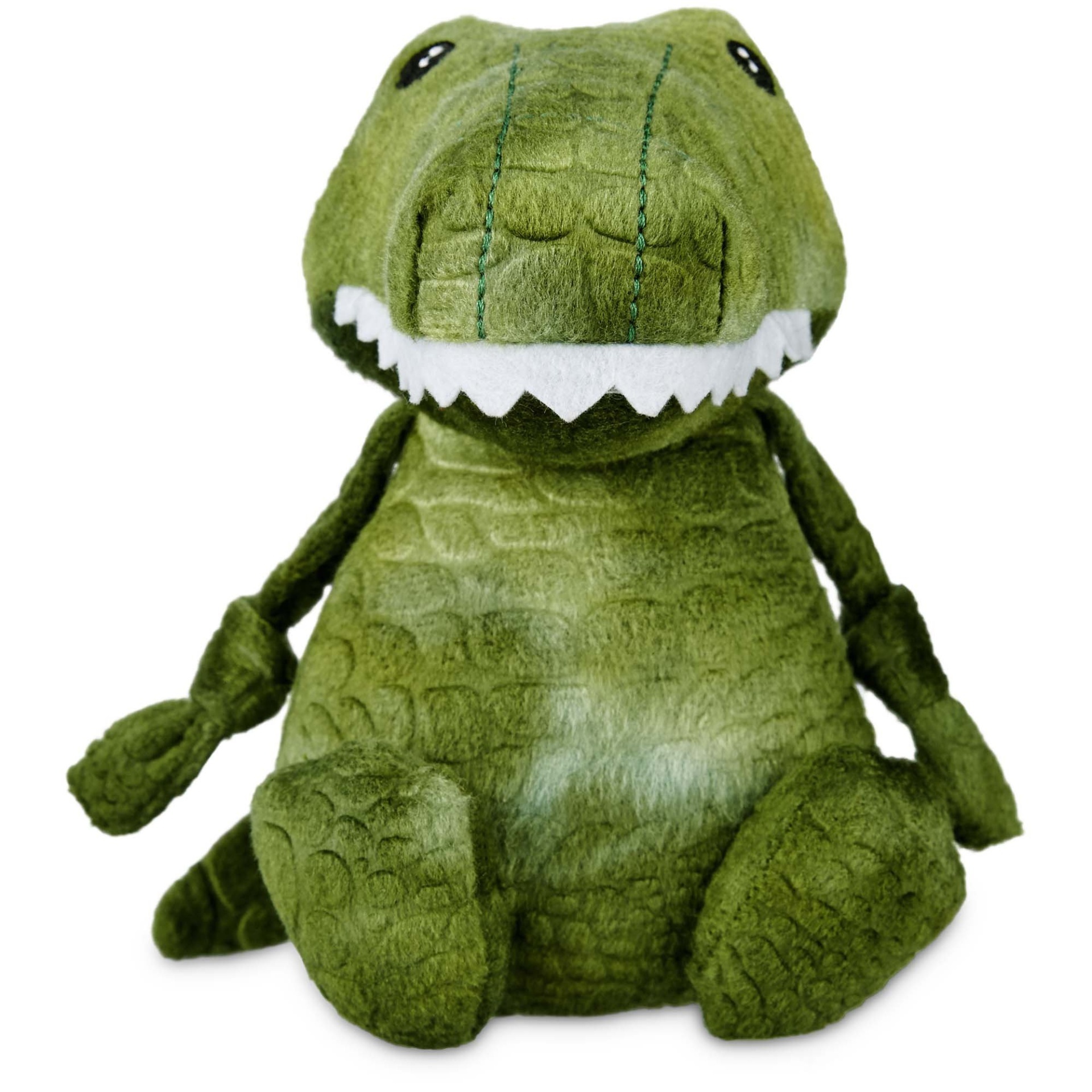 slide 1 of 1, Leaps & Bounds Wildlife Plush Gator Dog Toy, SM