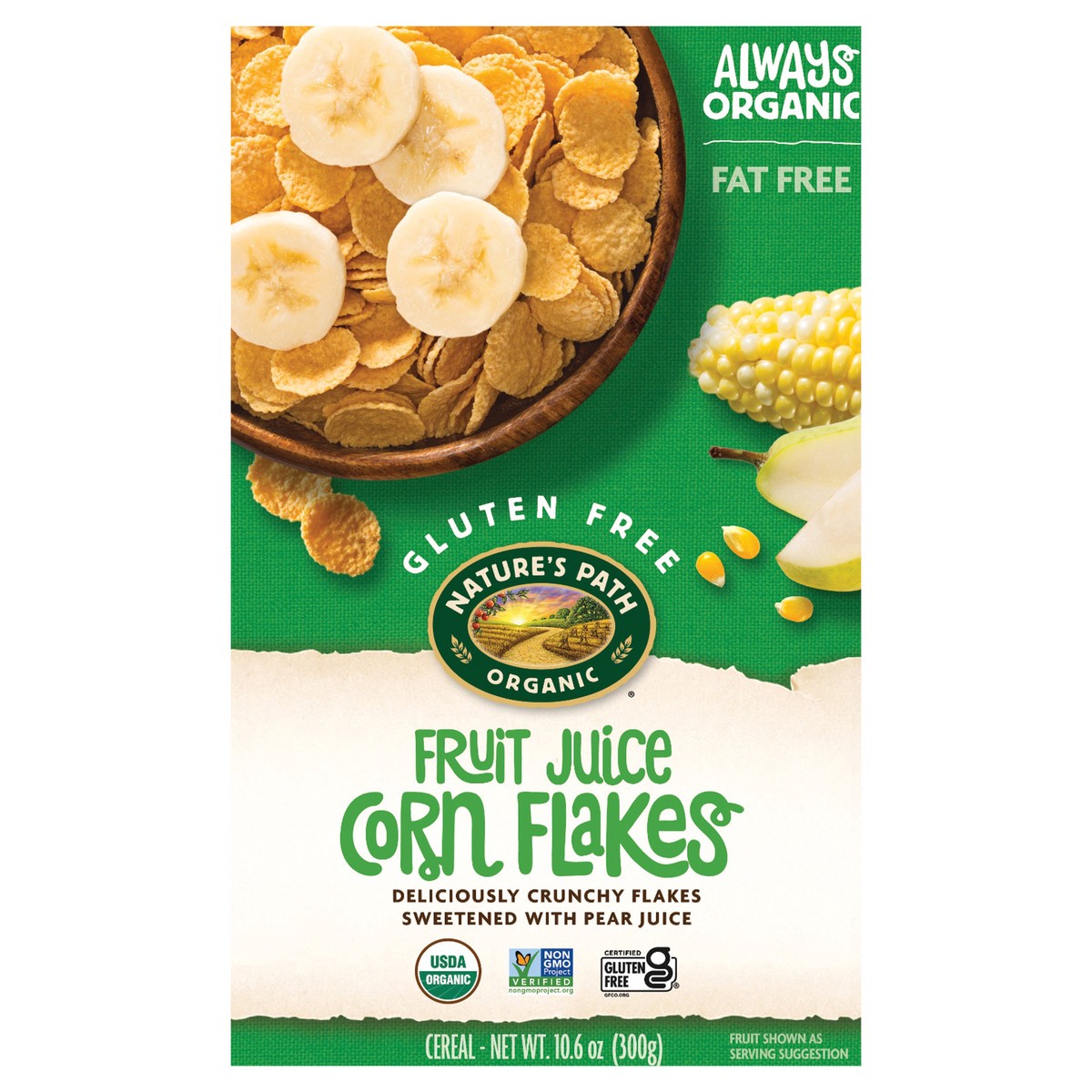 slide 1 of 6, Nature's Path Organic Natures Path Corn Flakes Organic Cereal, 10.6 oz