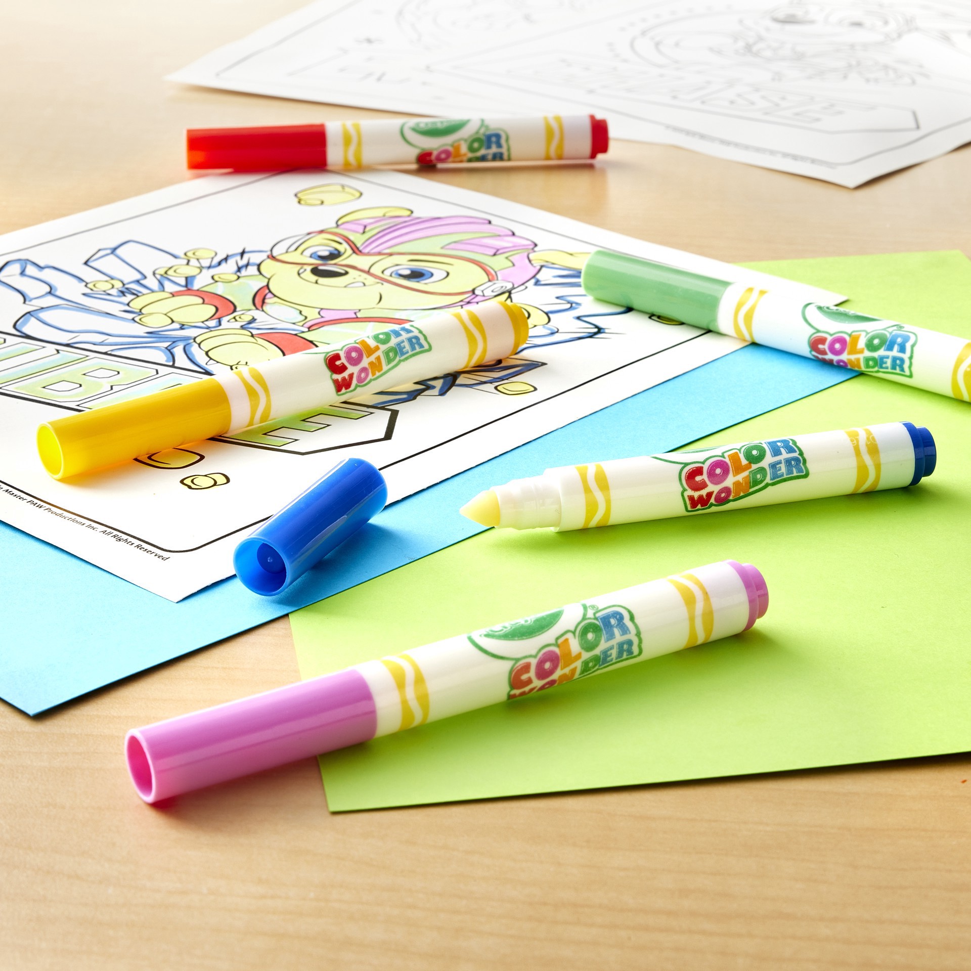 slide 5 of 11, Crayola Color Wonder Paw Patrol Pad With Markers, 1 ct