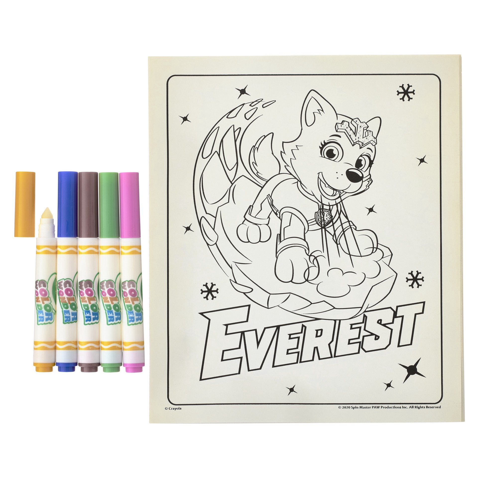 slide 6 of 11, Crayola Color Wonder Paw Patrol Pad With Markers, 1 ct
