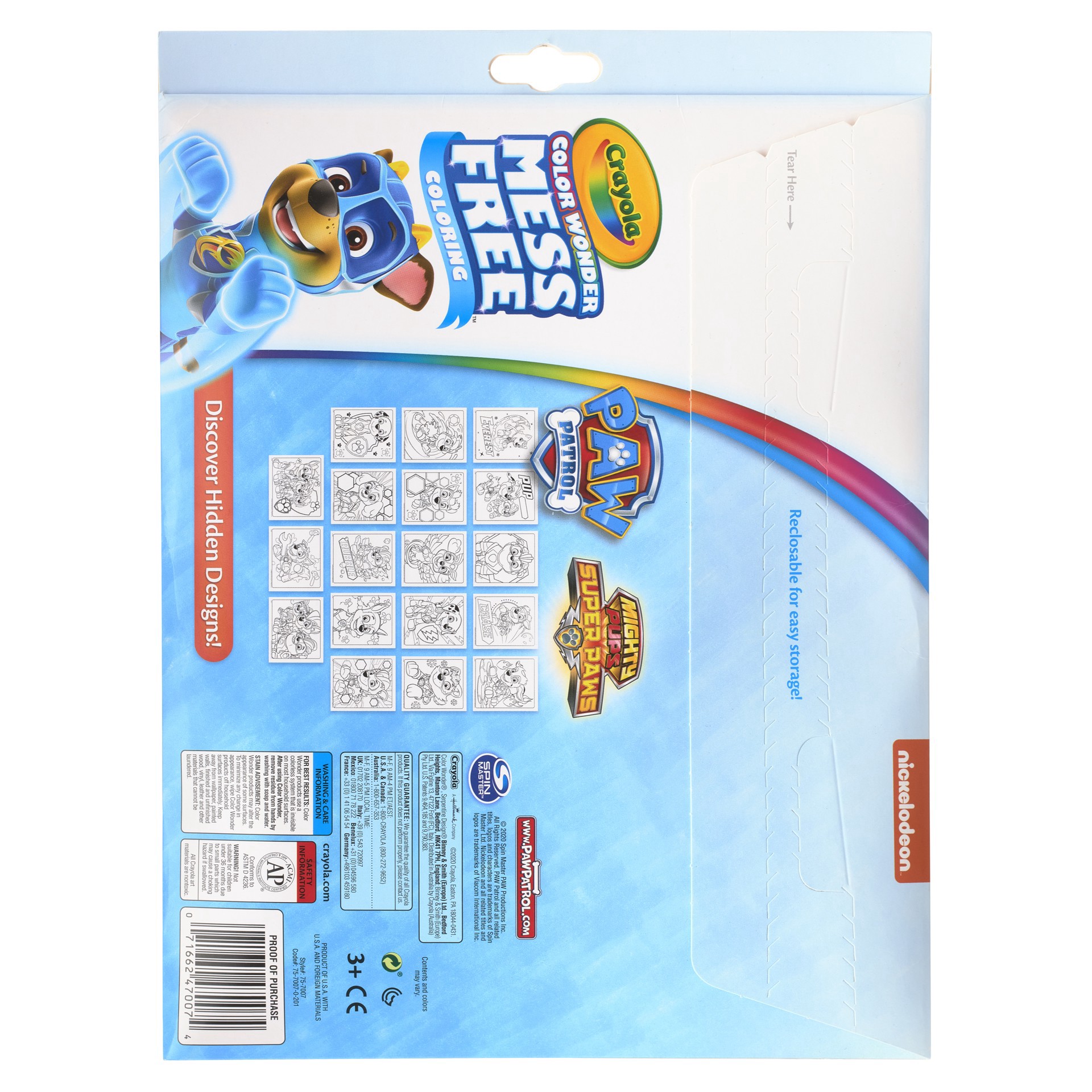 slide 3 of 11, Crayola Color Wonder Paw Patrol Pad With Markers, 1 ct