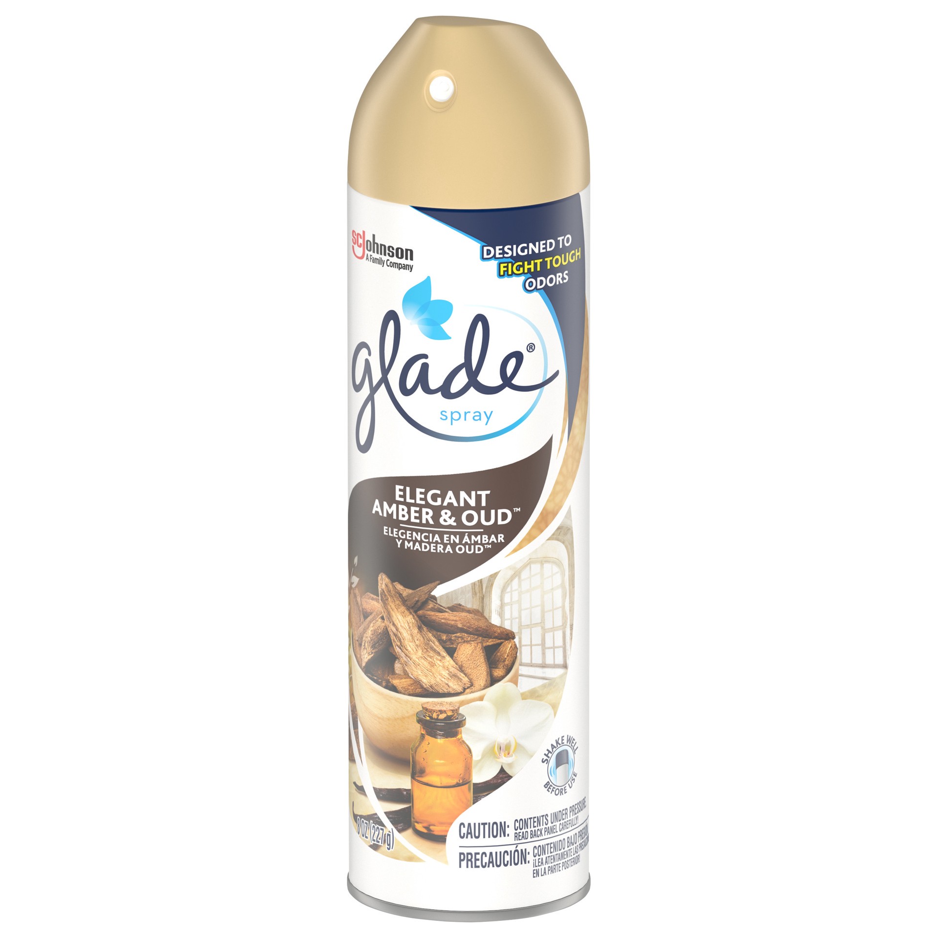 slide 3 of 4, Glade Room Spray Air Freshener, Elegant Amber & Oud™, 8 oz, 8 oz