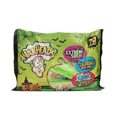 slide 1 of 1, Halloween Warheads Assorted Candy, 70Ct, 70 ct