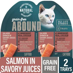 Abound Grain Free Chicken and Salmon Split Cup Cat Food