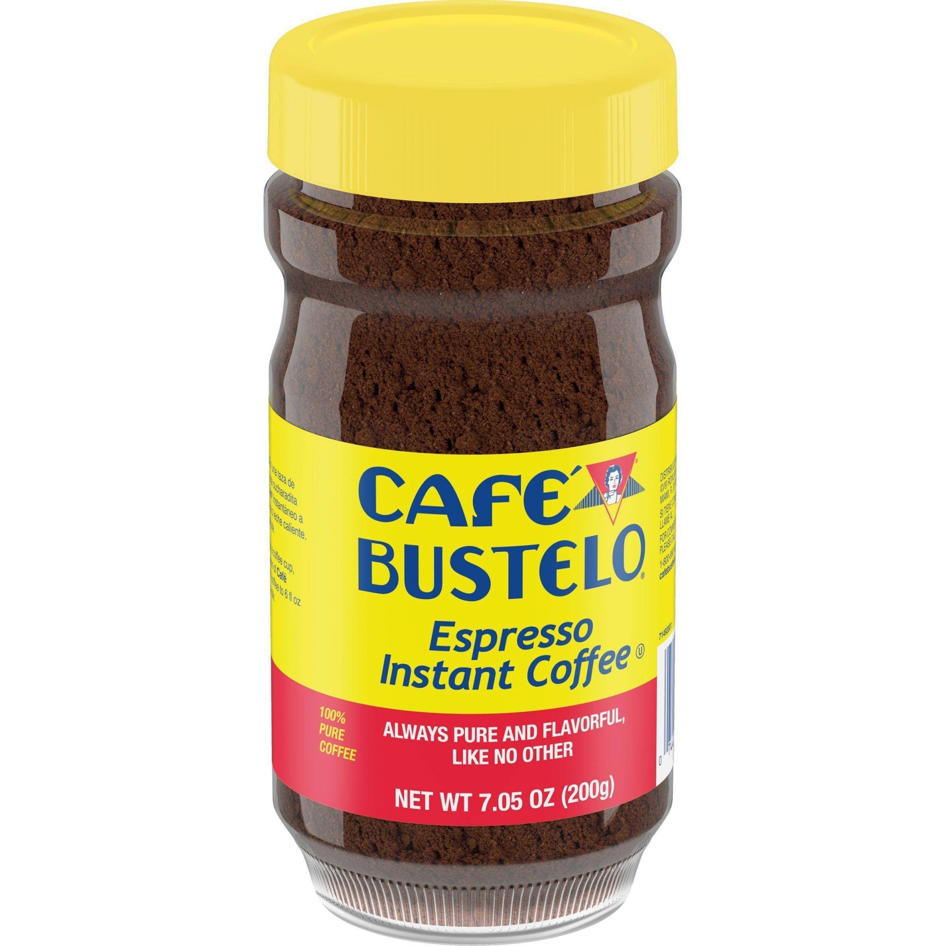 slide 1 of 5, Café Bustelo Espresso Instant Coffee, 7.05 oz