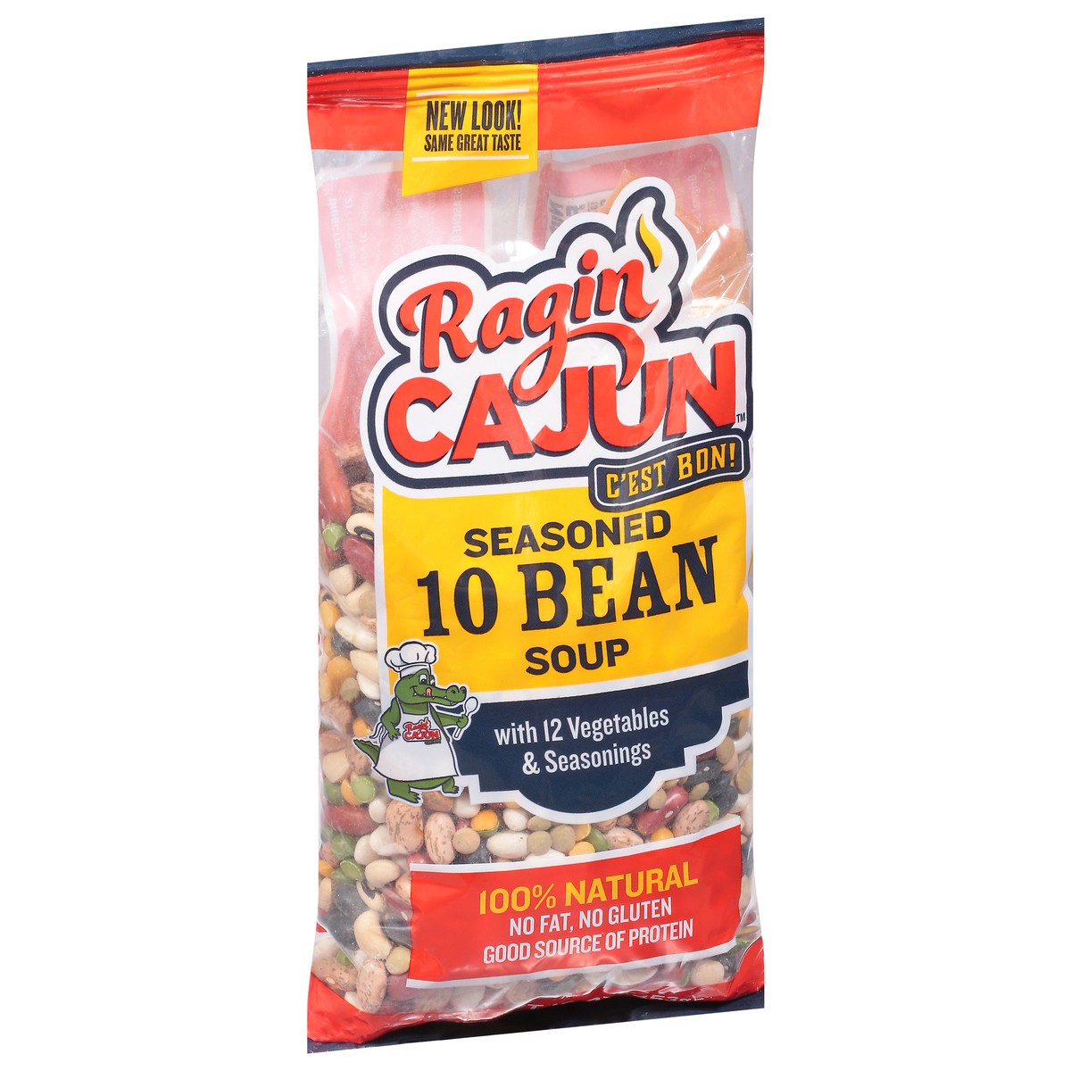 slide 9 of 11, Ragin' Cajun Ten Bean Soup, 16 oz