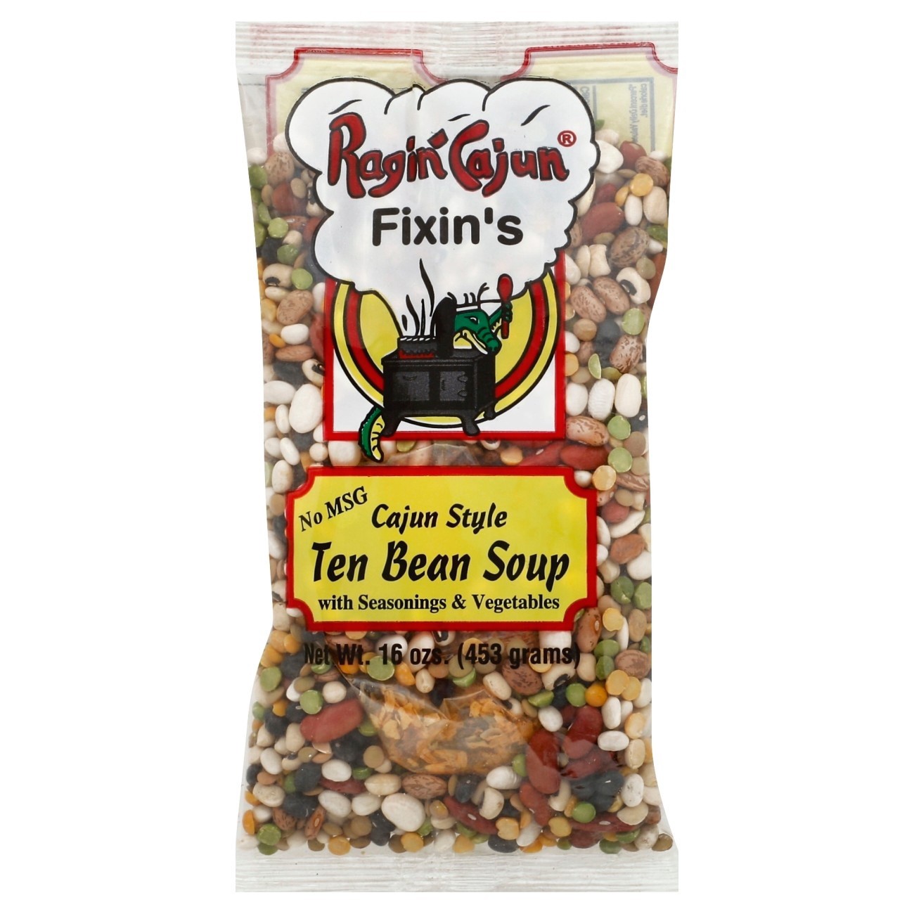slide 1 of 11, Ragin' Cajun Ten Bean Soup, 16 oz