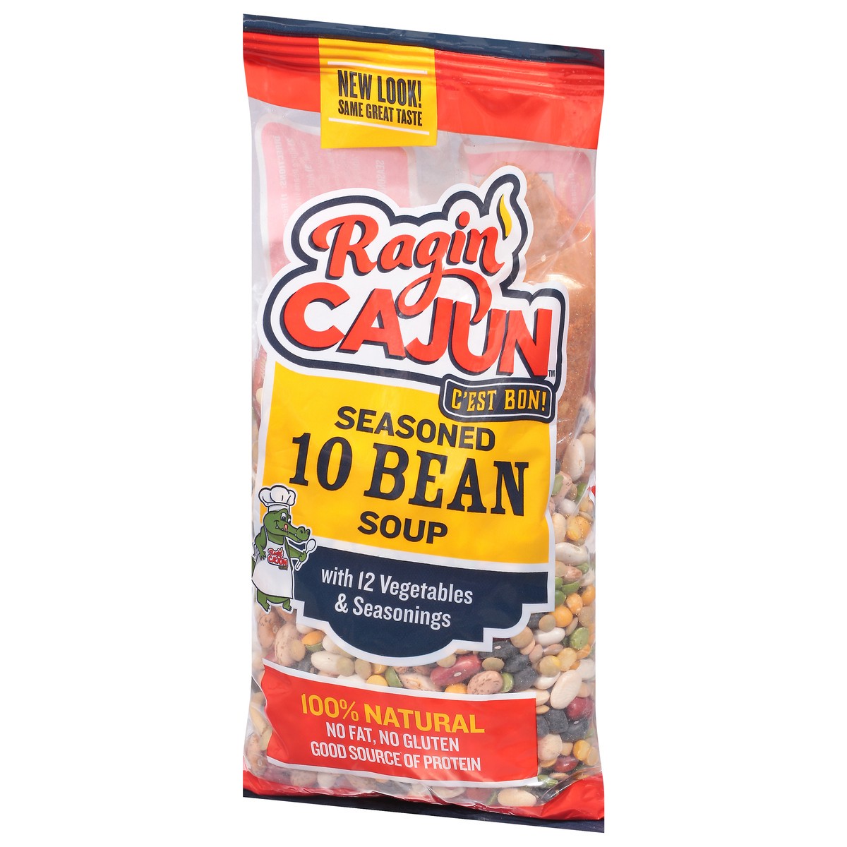 slide 11 of 11, Ragin' Cajun Ten Bean Soup, 16 oz