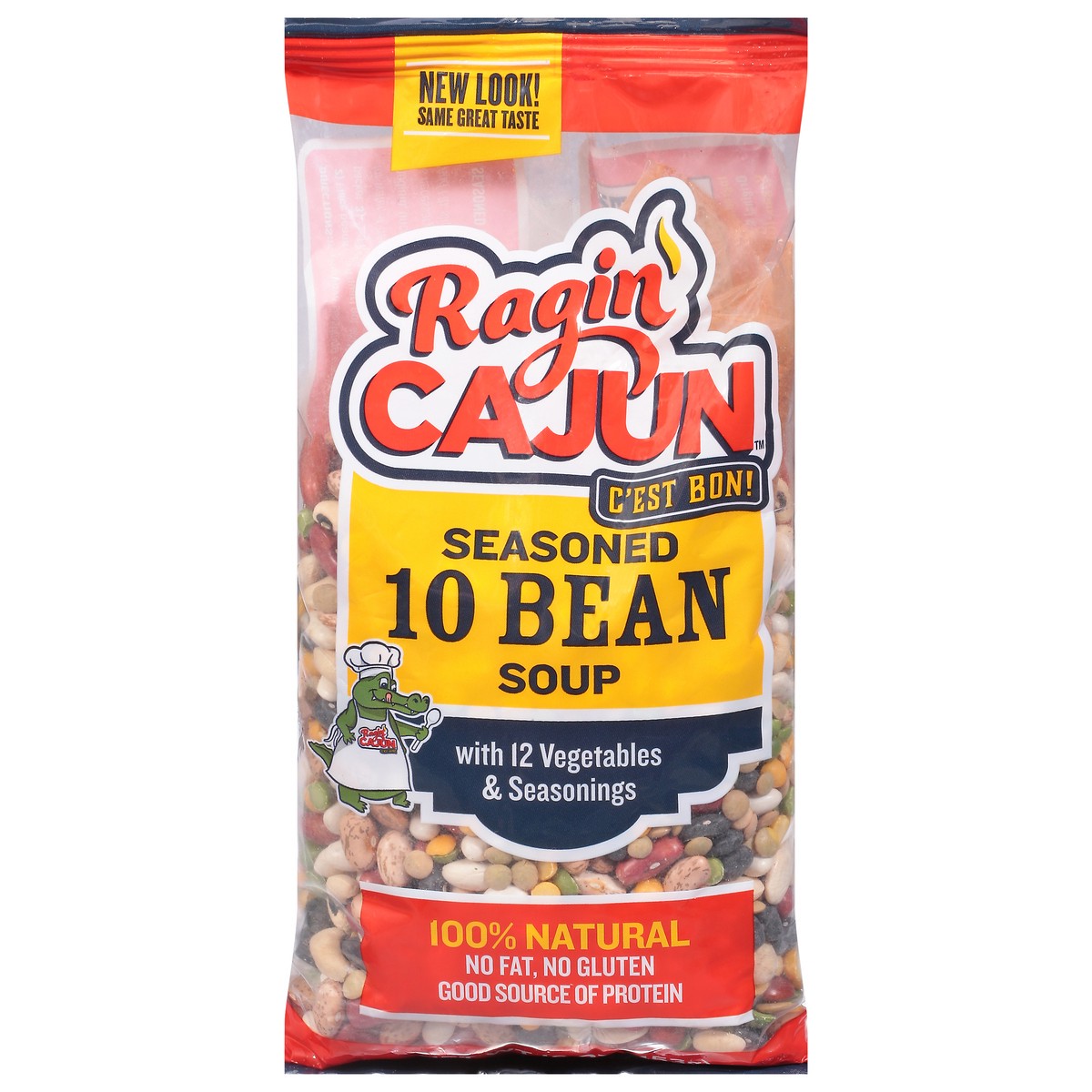 slide 8 of 11, Ragin' Cajun Ten Bean Soup, 16 oz