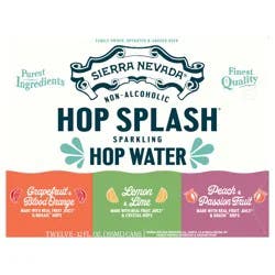 Sierra Nevada Hop Splash Non-Alcoholic Sparkling Hop Water Variety Pack - 12 Pack 12 oz Cans