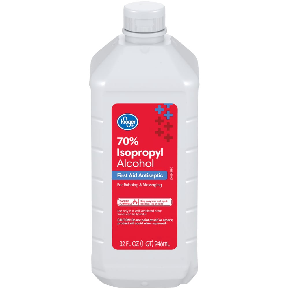 slide 1 of 3, Kroger Isopropyl 70% Alcohol, 32 fl oz