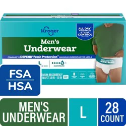 Kroger Men's Maximum Absorbency Underwear
