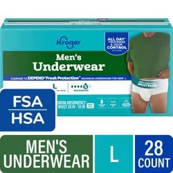 Kroger Men's Maximum Absorbency Underwear