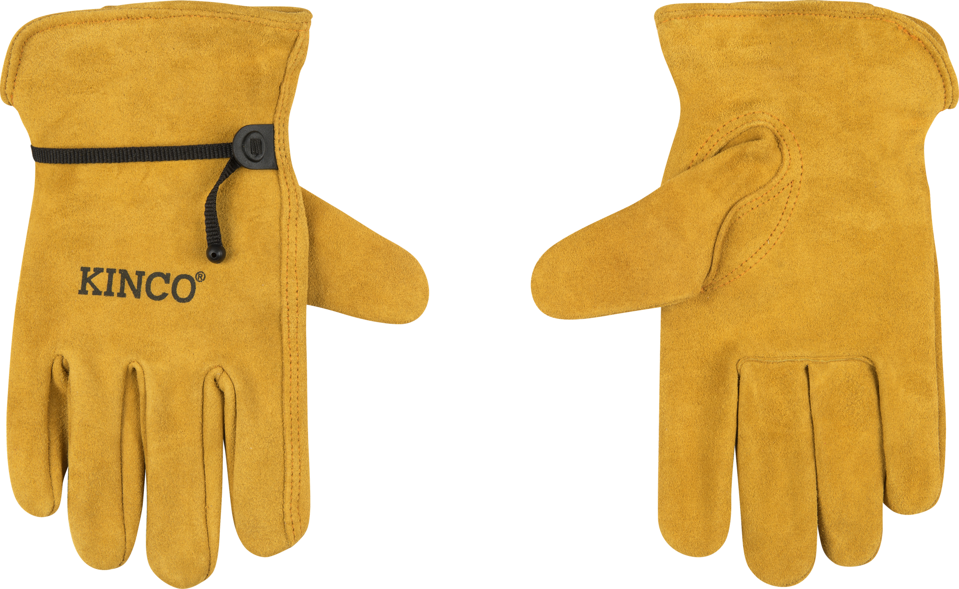 slide 5 of 6, Kinco Suede Cowhide Driver with Pull-Strap, 1 pair