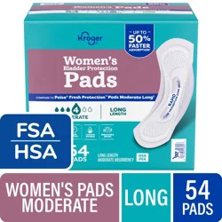 Kroger Moderate Absorbency Long Length Pad