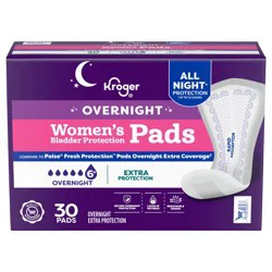 Kroger Women's Overnight Bladder Protection Pads
