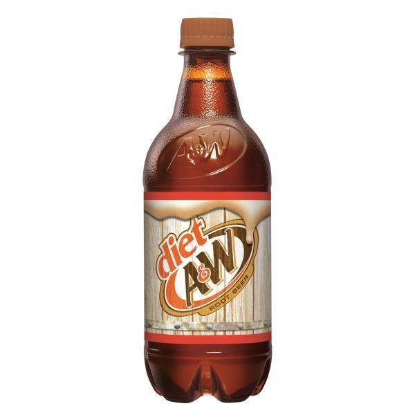 slide 1 of 1, A&W Diet Root Beer, 20 fl oz