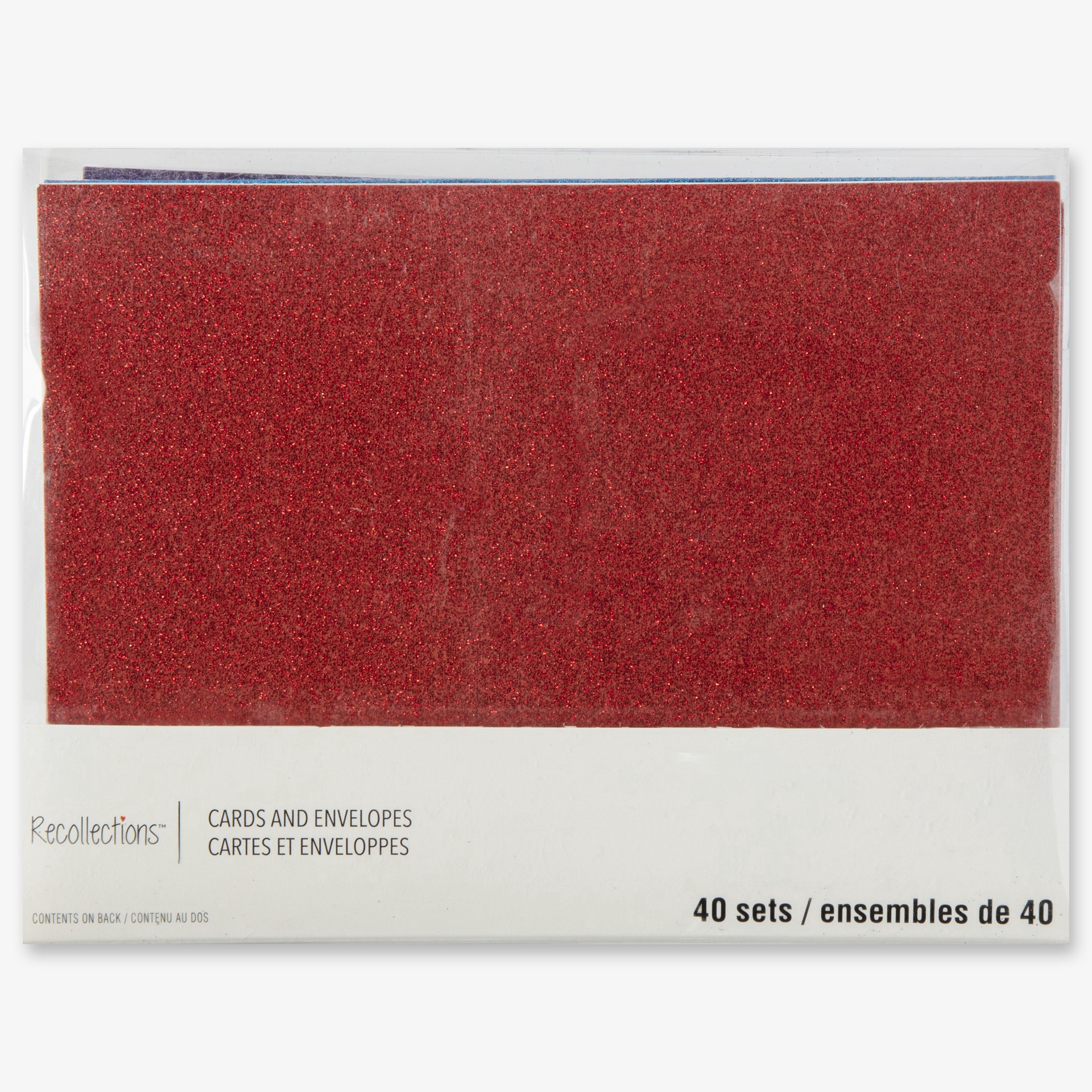 slide 5 of 5, Glitter Rainbow Cards & Envelopes By Recollections, 5" X 7", 5 in x 7 in