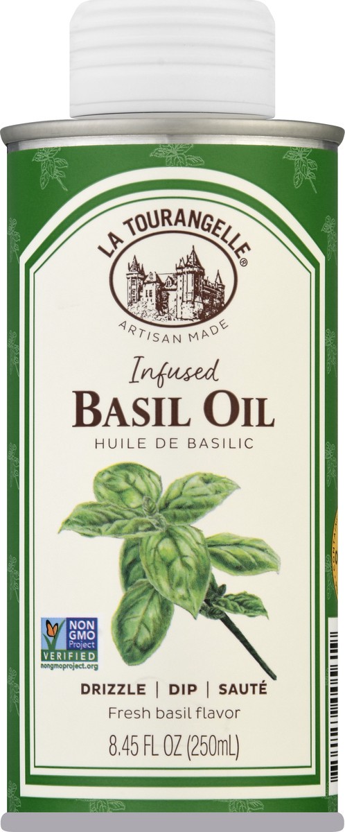 slide 8 of 11, La Tourangelle Oil Basil French Infused Bottle - 8.45 Fl. Oz., 8.45 fl oz