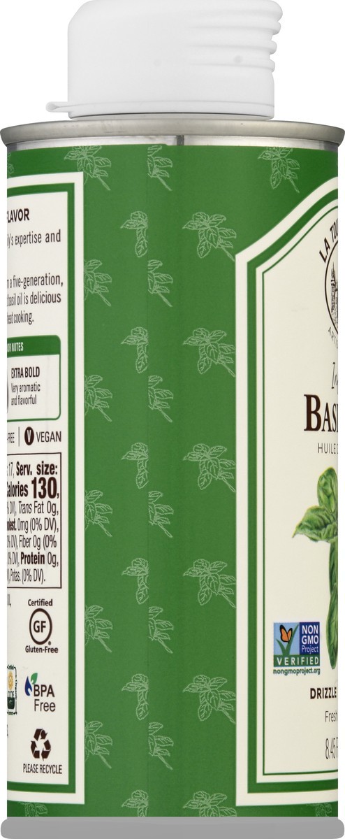 slide 10 of 11, La Tourangelle Oil Basil French Infused Bottle - 8.45 Fl. Oz., 8.45 fl oz