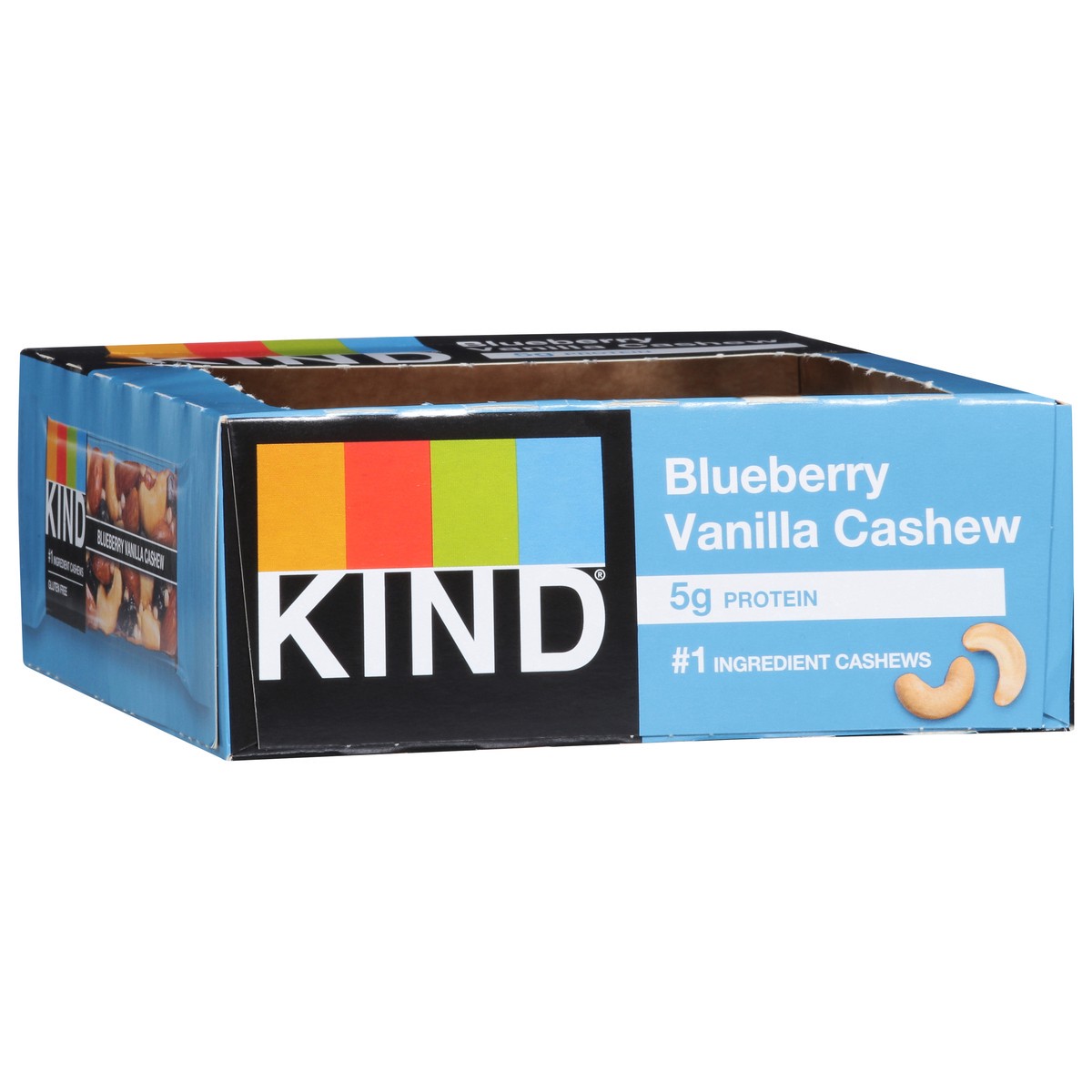 slide 10 of 13, KIND Blueberry Vanilla Cashew 12 - 1.4 oz Bars, 12 ct