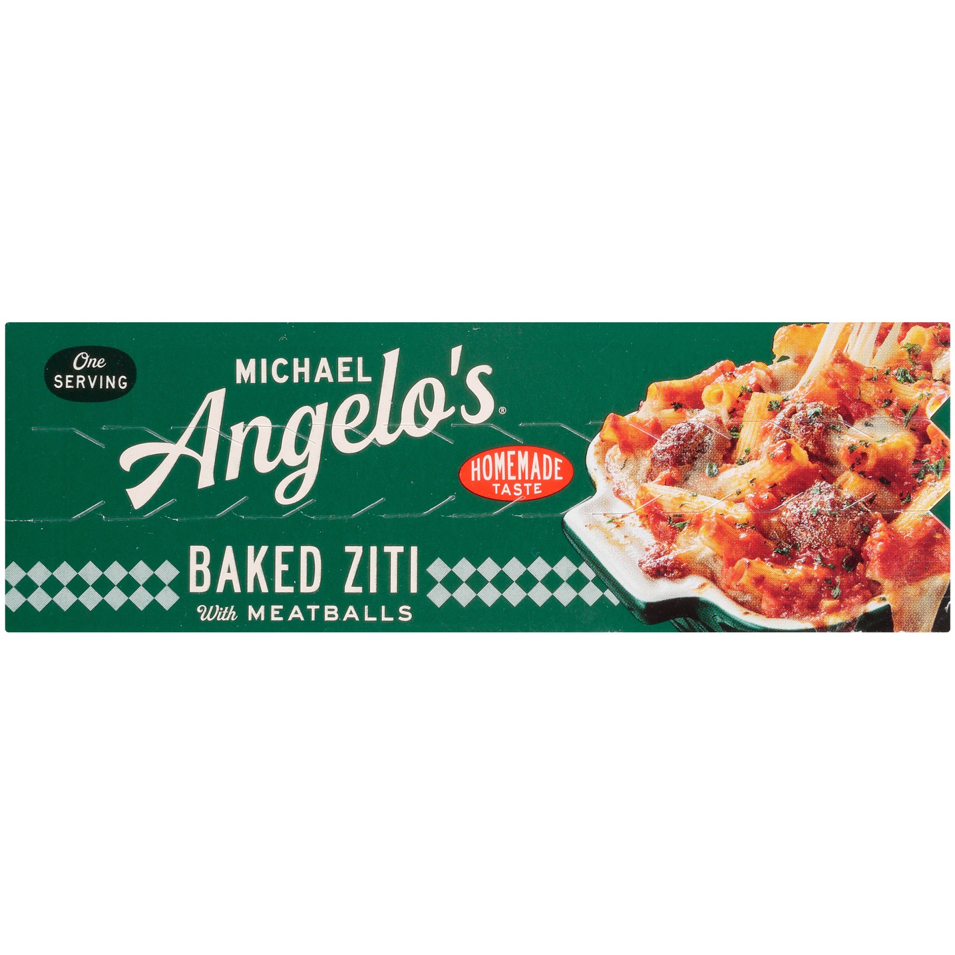 slide 4 of 8, Michael Angelo's Baked Ziti & Meatballs, 11 oz