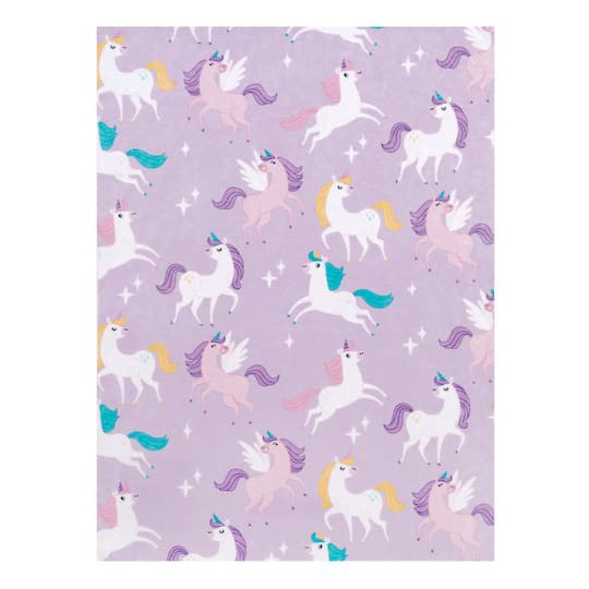 slide 1 of 2, 9" X 12" Unicorn Felt By Creatology, 9 in x 12 in