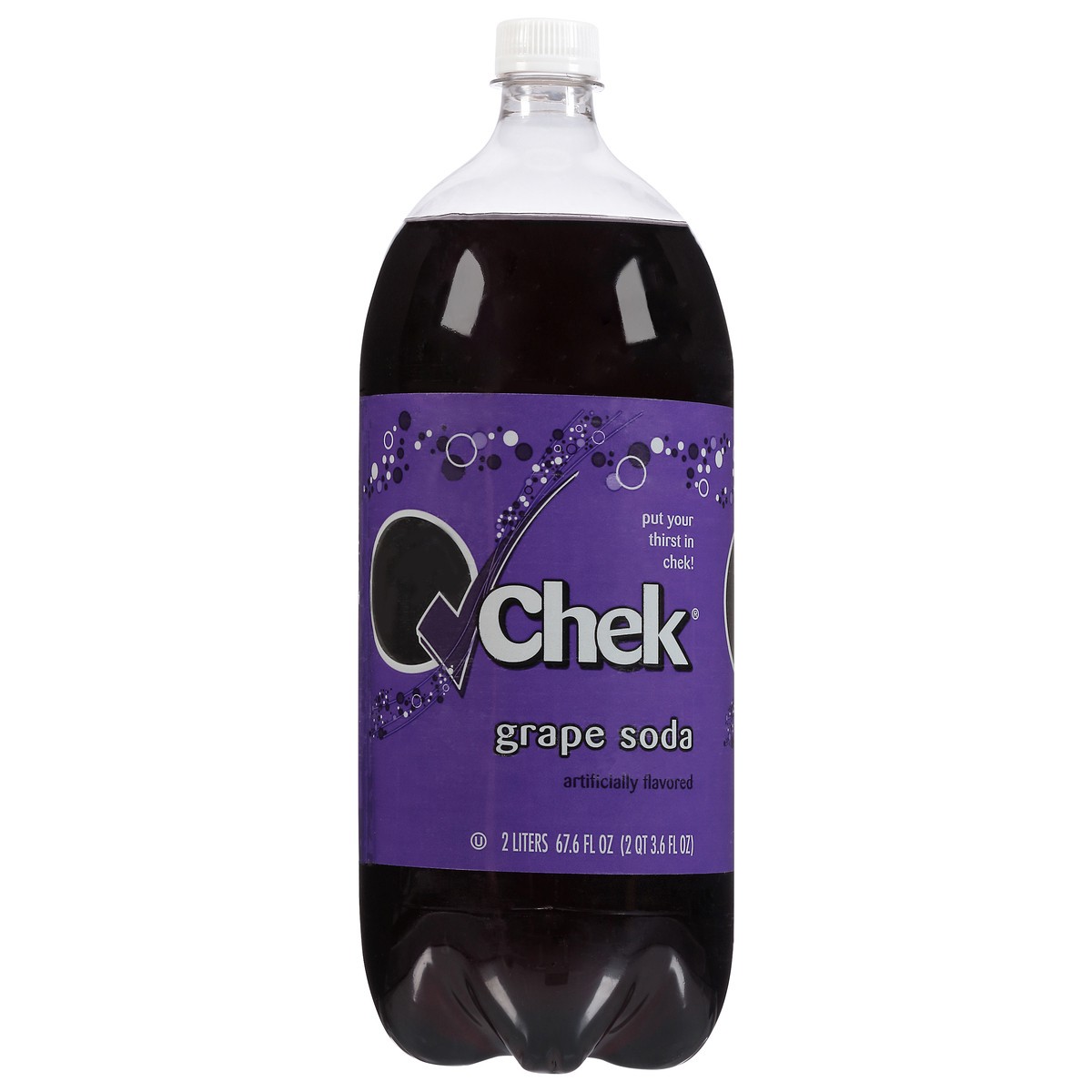 slide 7 of 11, Chek Grape Soda- 2 liter, 2 liter