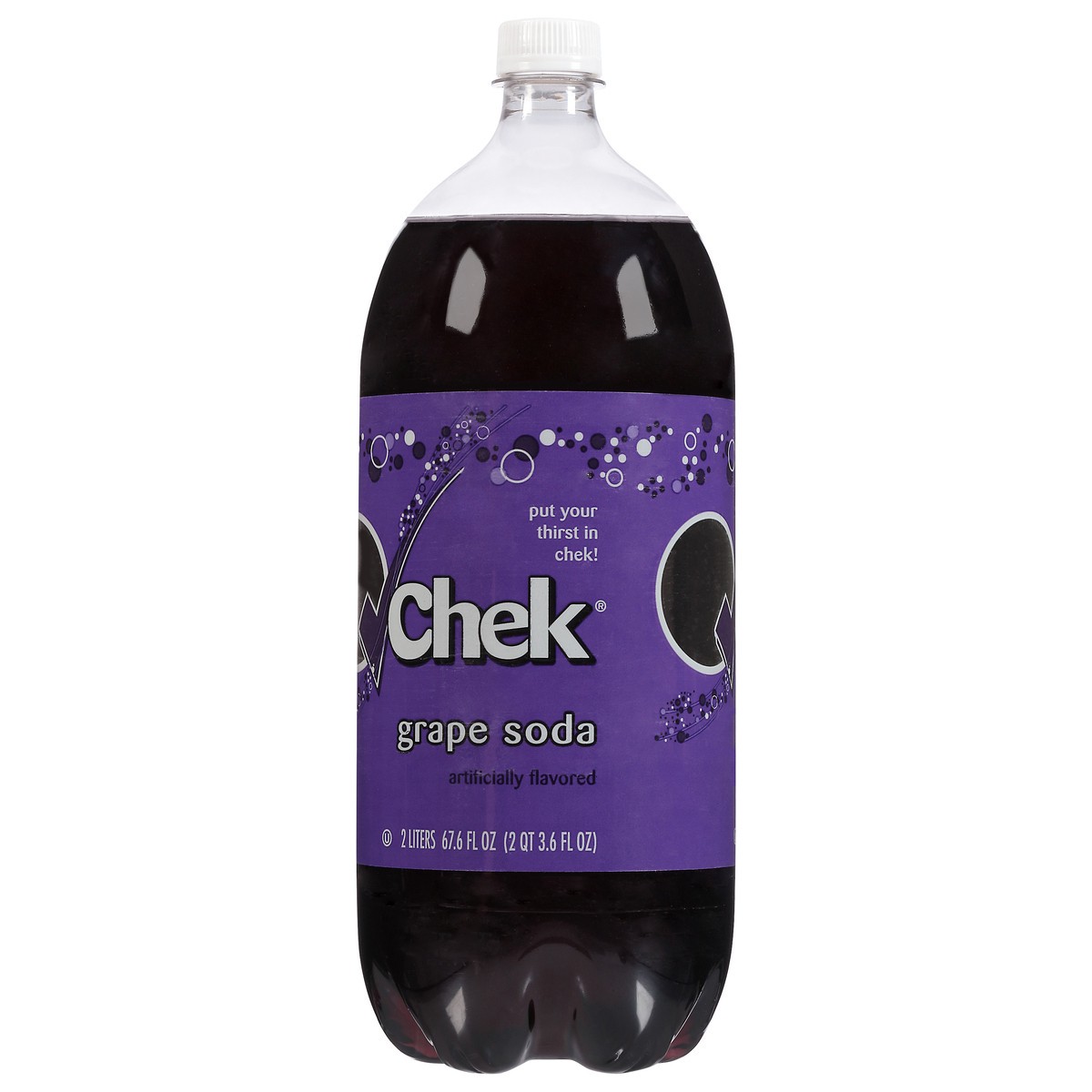 slide 6 of 11, Chek Grape Soda- 2 liter, 2 liter