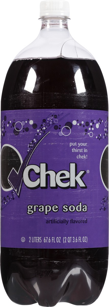 slide 2 of 11, Chek Grape Soda- 2 liter, 2 liter