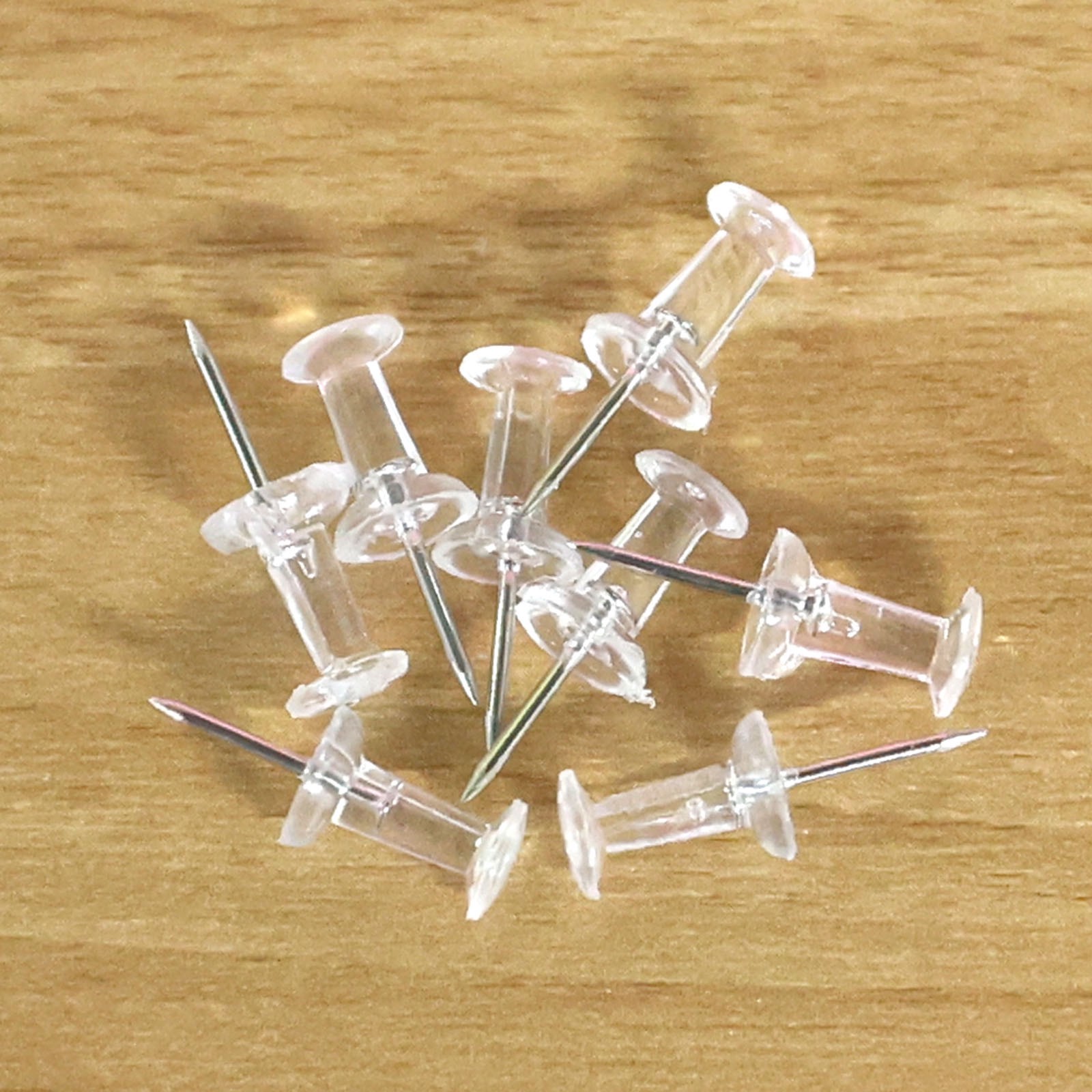 slide 4 of 4, Clear Pushpins By B2c, 100ct., 100 ct