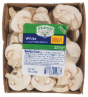 slide 1 of 1, Kroger Sliced White Mushrooms, 8 oz