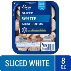 Kroger Sliced White Mushrooms