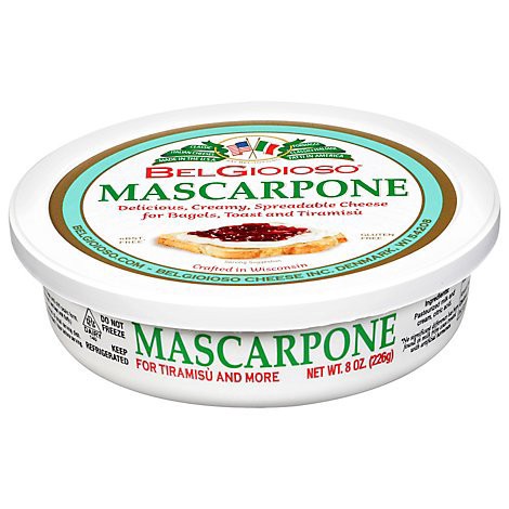 slide 1 of 1, Belgioioso Mascarpone Cheese Spreadable - 8 Oz, 8 oz