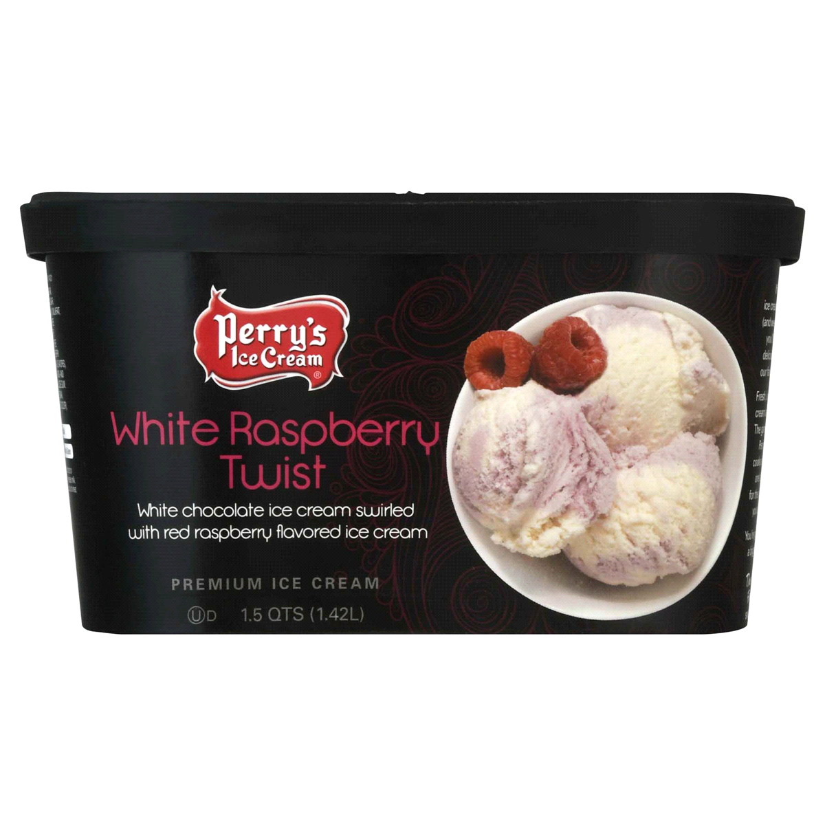 slide 5 of 9, Perry's White Raspberry Twist Ice Cream, 48 oz