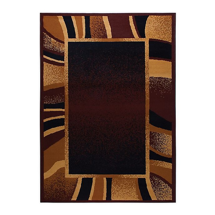 slide 1 of 1, Home Dynamix Premium Rizzy Area Rug - Brown, 4 ft x 5 ft