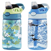 slide 14 of 21, Contigo Kids Water Bottle with Redesigned AUTOSPOUT Straw, Dinos & Sharks, 2 ct; 14 oz