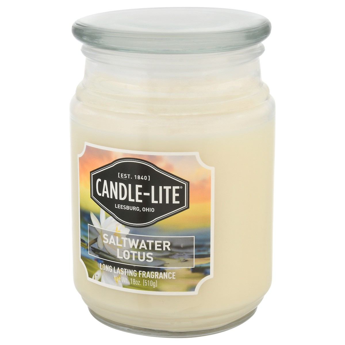 slide 9 of 11, Candle-Lite Everyday Saltwater Lotus, 18 oz