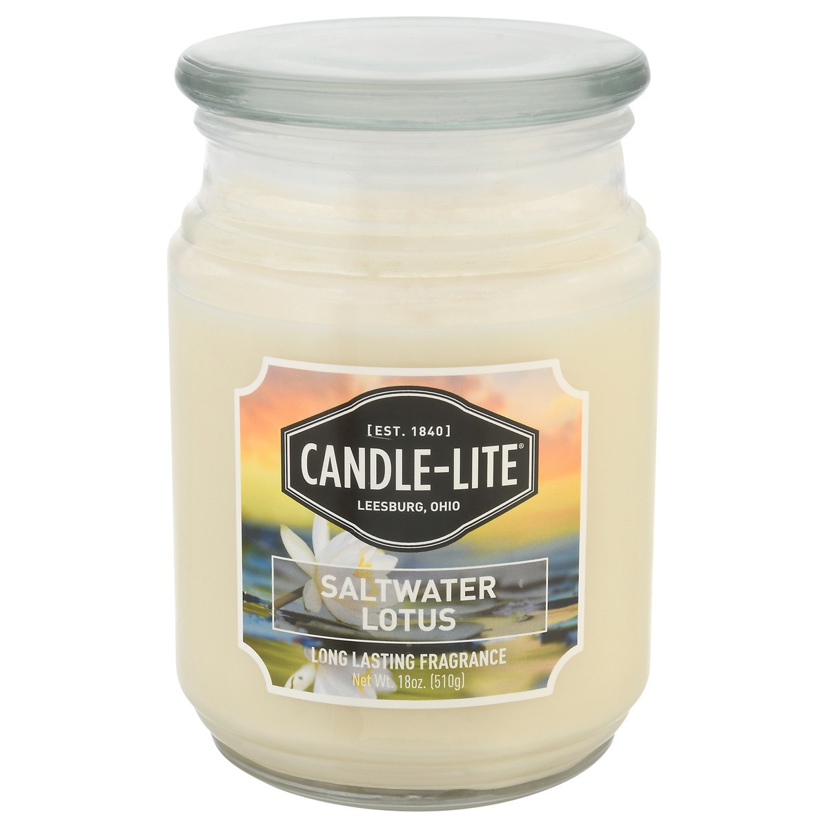 slide 2 of 11, Candle-Lite Everyday Saltwater Lotus, 18 oz