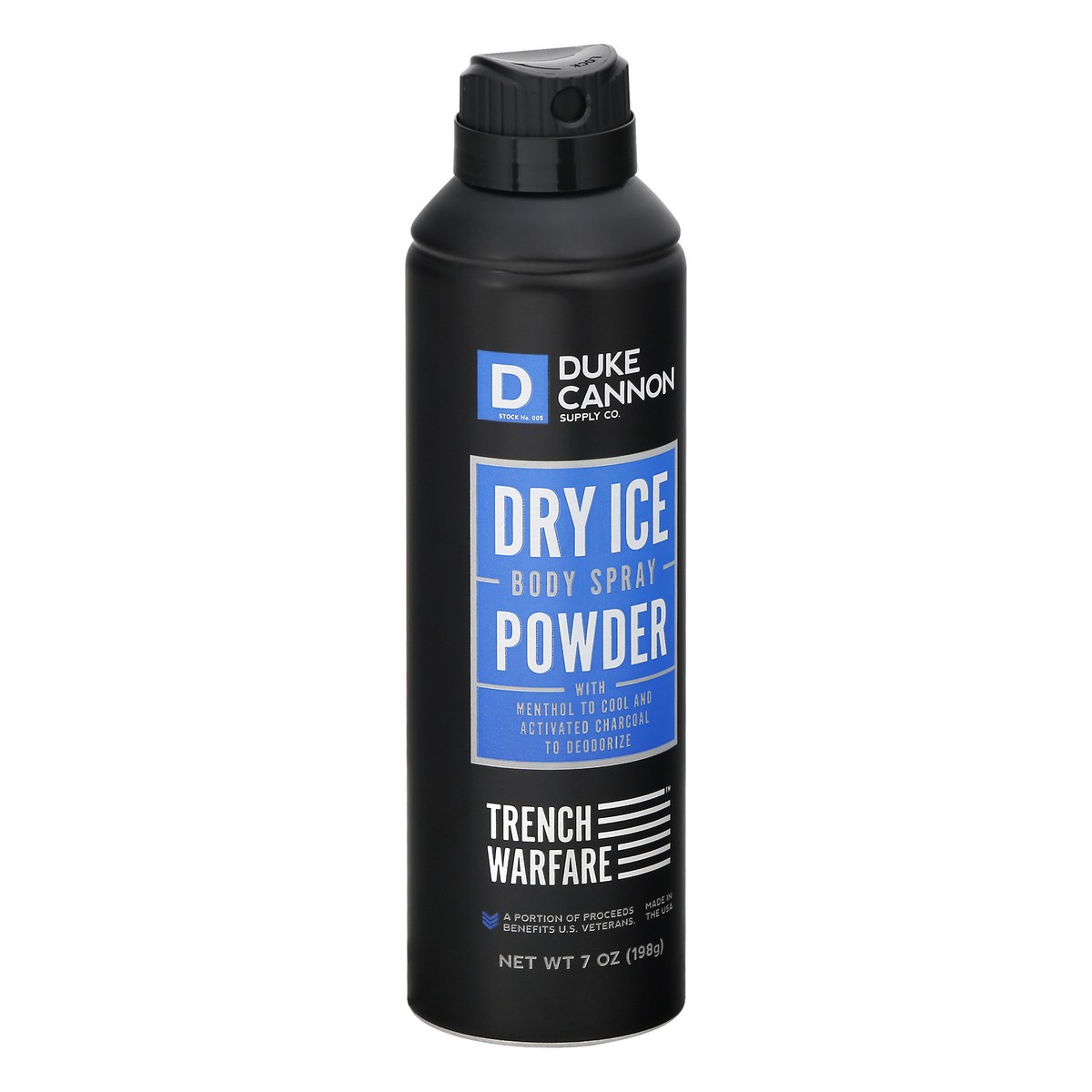 slide 8 of 12, Duke Cannon Dry Ice Powder Body Spray 7 oz, 7 oz