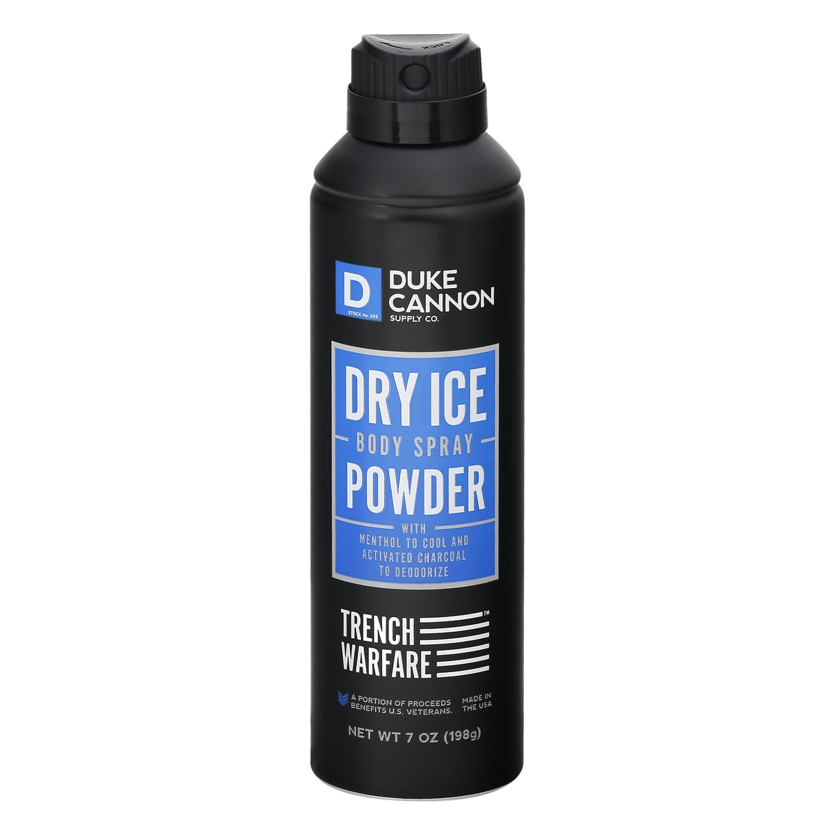 slide 1 of 3, Duke Cannon Dry Ice Powder Body Spray 7 oz, 7 oz